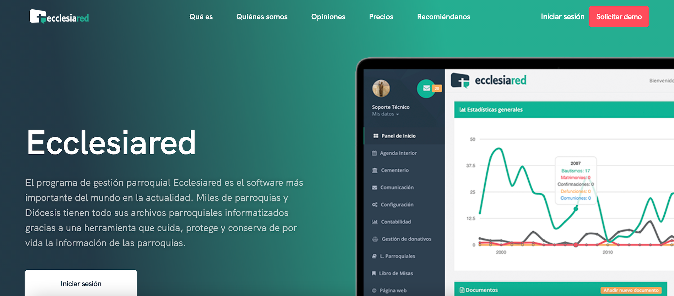 Ecclesiared launches new homepage design